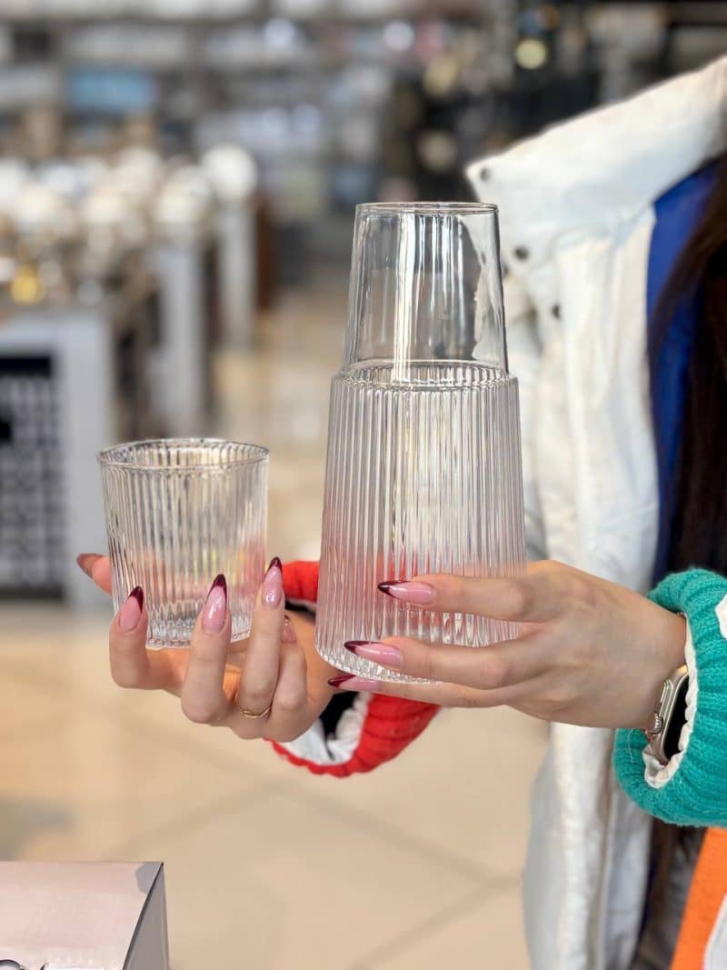 پارچ شب 2 پارچه GLASS WARE