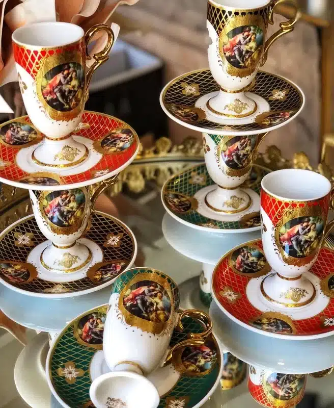 قیمت و خرید ست قهوه خوری آجار مدل BAROCK