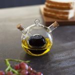 خرید و قیمت ظرف سرکه و روغن پیرکس درب بامبو وارداتی