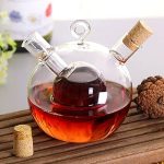 خرید و قیمت ظرف سرکه و روغن پیرکس درب بامبو وارداتی