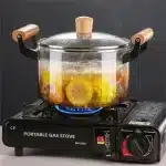 قیمت و خرید قابلمه پیرکس دسته چوبی وارداتی