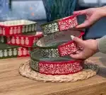 قیمت و خرید تابه گرد سرامیکی طرح گل وارداتی