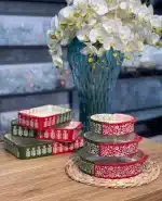 قیمت و خرید تابه گرد سرامیکی طرح گل وارداتی