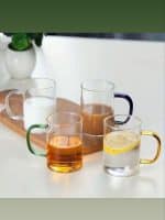 قیمت و خرید ماگ پیرکس دسته رنگی وارداتی