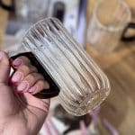 قیمت و خرید ماگ پیرکس شیاردار دسته چوبی وارداتی