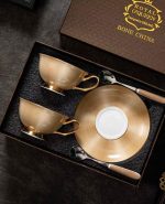 قیمت و خرید ست چایخوری طلاکوب دو نفره ROYAL CLASSIC