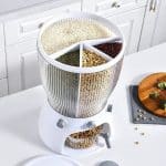 جای حبوبات و برنج چرخشی اکرولیک وارداتی
