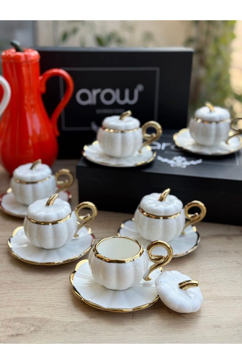 خرید و قیمت ست قهوه خوری کدو تنبل 6 نفره آرو AROW