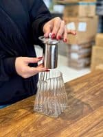 قوری پیرکس 4 ضلعی وارداتی