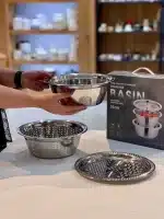 آبکش،کاسه و رنده سه کاره محصول وارداتی