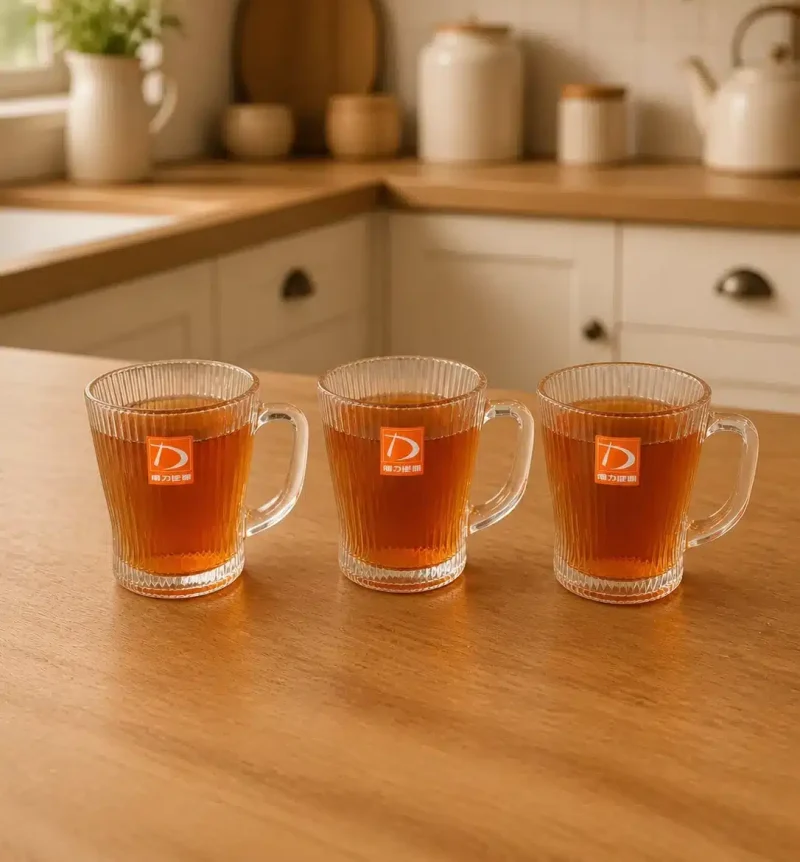 ماگ شیاردار بلور دلی گلس DELI GLASS