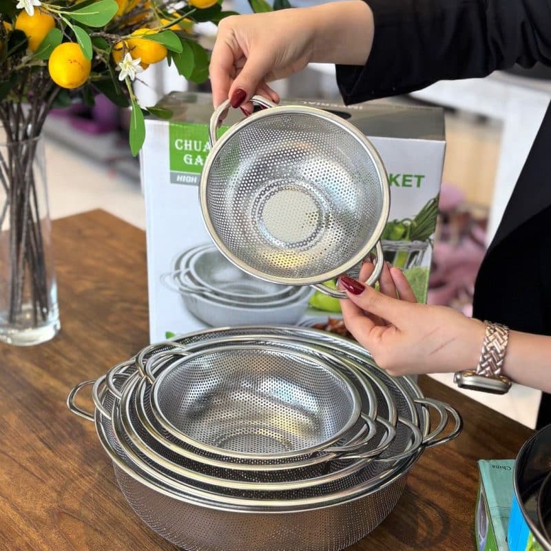 خرید ست آبکش استیل 6 تایی IMPERIAL BASKET