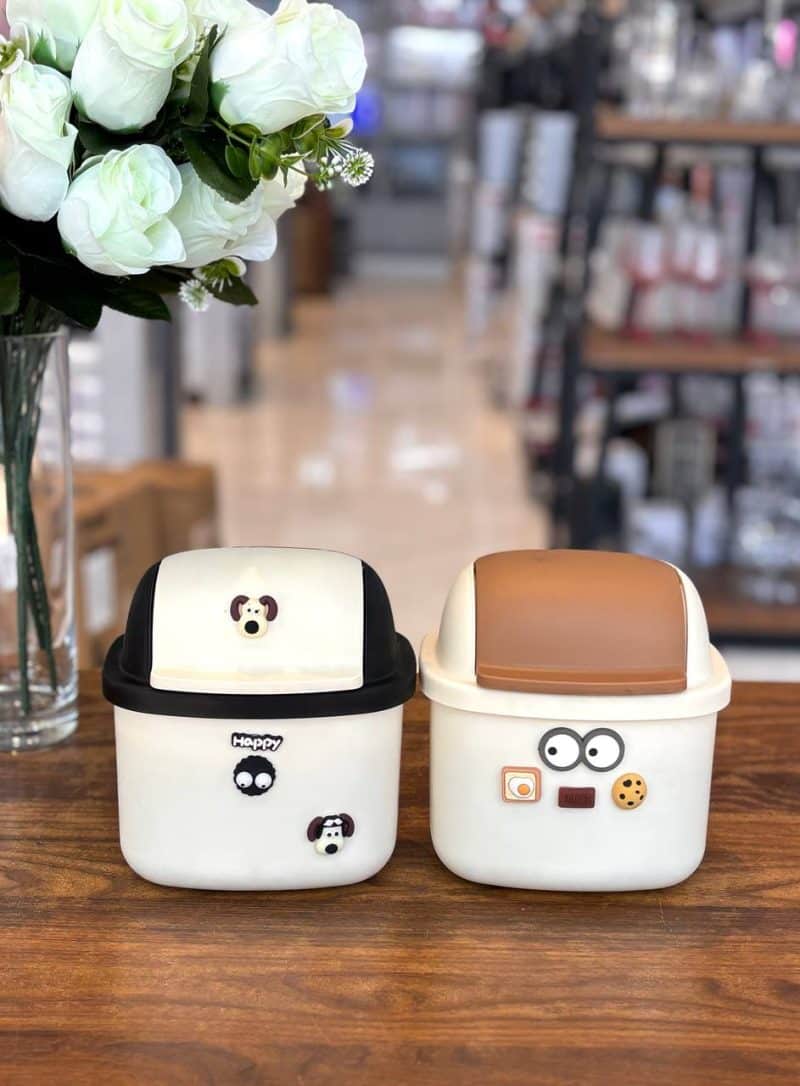 خرید سطل رو میزی طرح فانتزی وارداتی