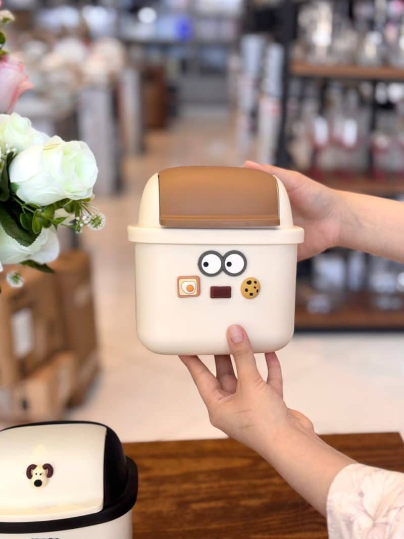 خرید سطل رو میزی طرح فانتزی وارداتی