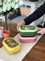 خرید ظرف غذا فانتزی استیل رنگی