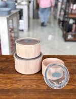 خرید ظرف نگهدارنده 3تایی پرسلن وارداتی